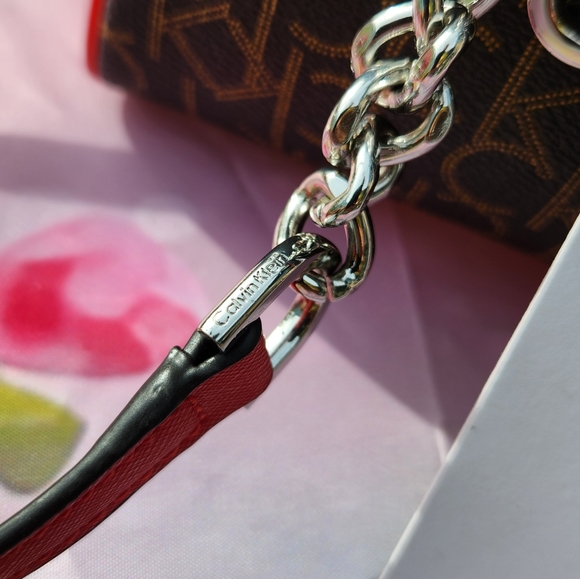 Calvin Klein Handbag/ Crossbody With Bag Charms - Picture 12 of 15